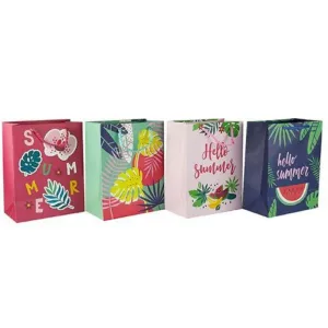 M Hello Summer Gift Bag - 18cm x 23cm x 10cm