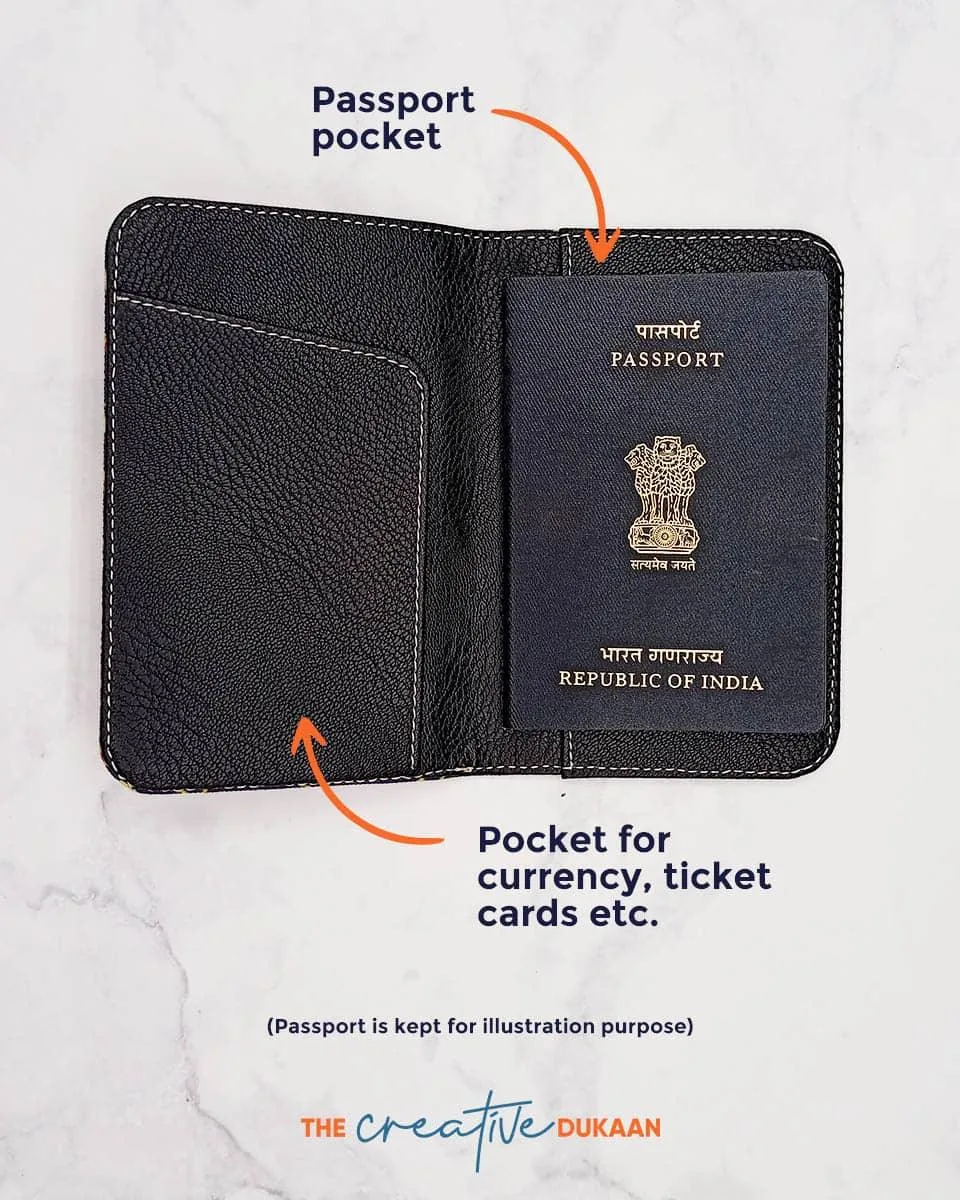 Map direction cool passport cover