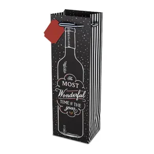 Marketplace: Chalkboard Christmas Wine Bag by Cakewalk