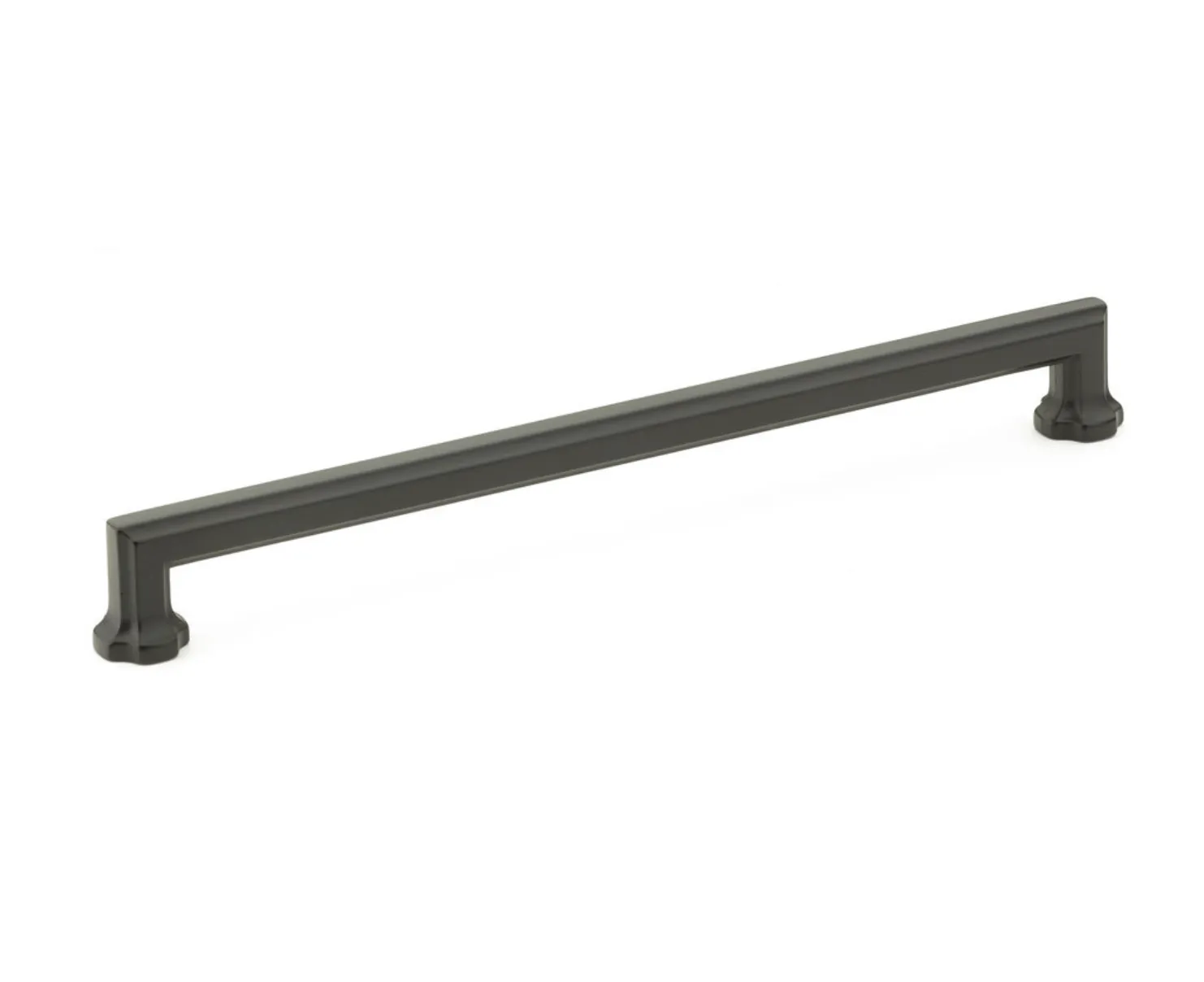 Matte Black "Regal" Cabinet Knobs and Drawer Pulls