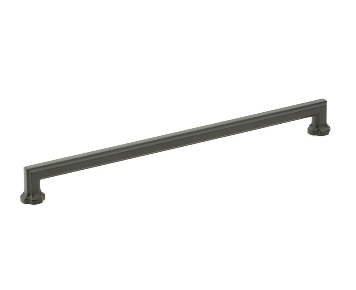 Matte Black "Regal" Cabinet Knobs and Drawer Pulls