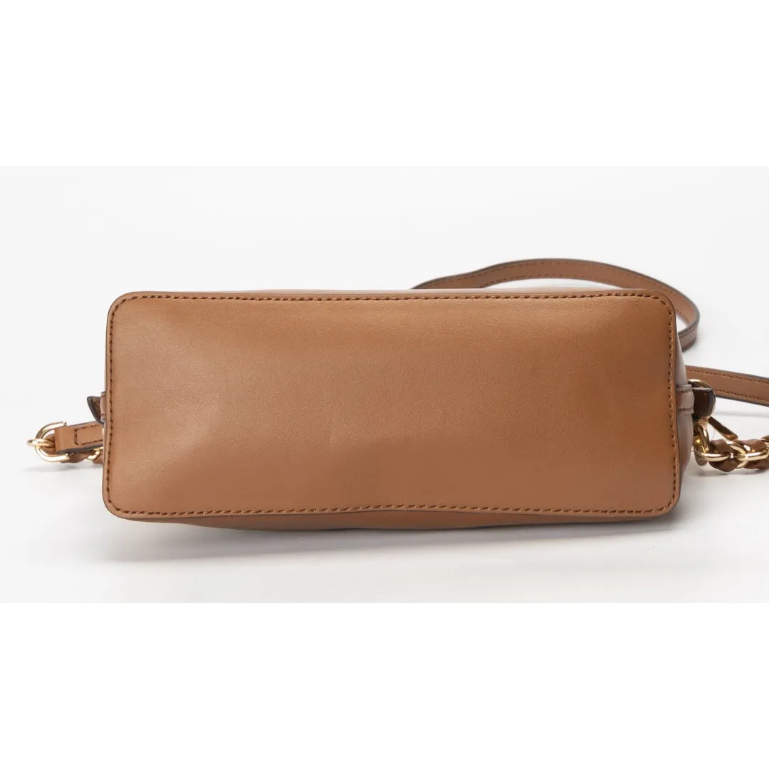 Michael Kors Logo Stripe Dome Crossbody Bag