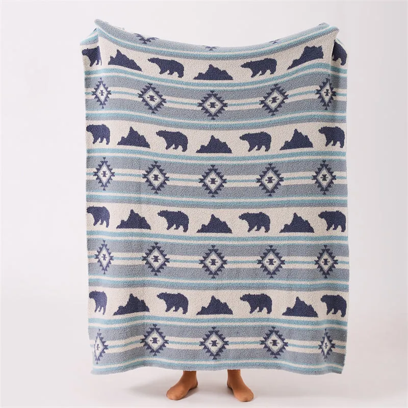Microfiber Polar Bear Throw