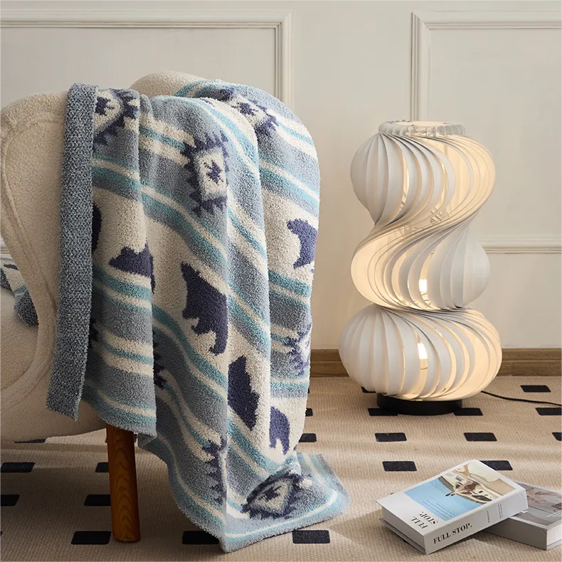 Microfiber Polar Bear Throw
