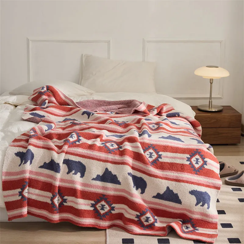 Microfiber Polar Bear Throw