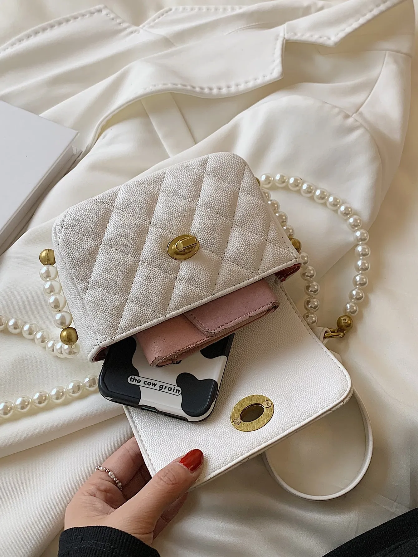 Mini Quilted Crossbody Bag