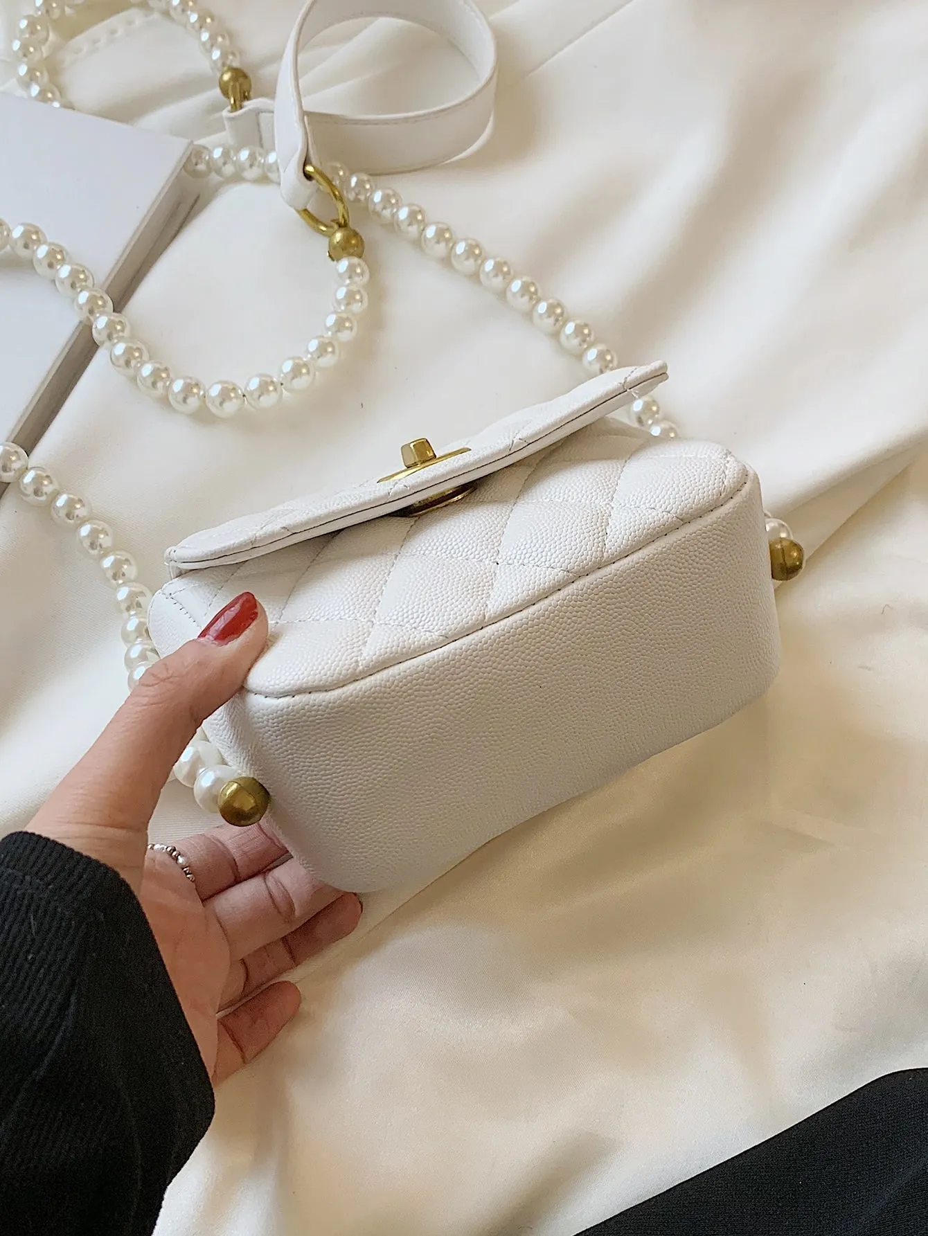 Mini Quilted Crossbody Bag