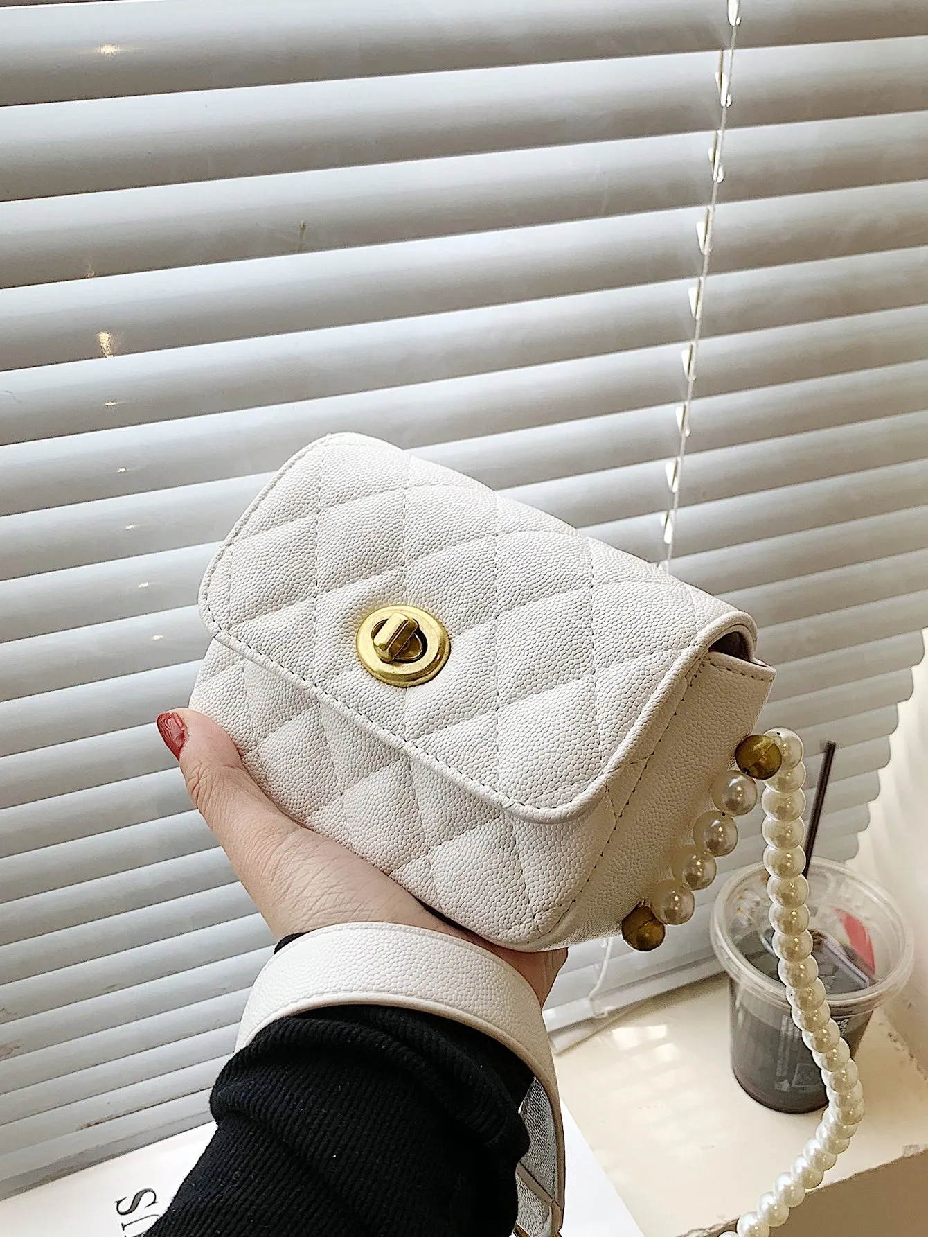 Mini Quilted Crossbody Bag