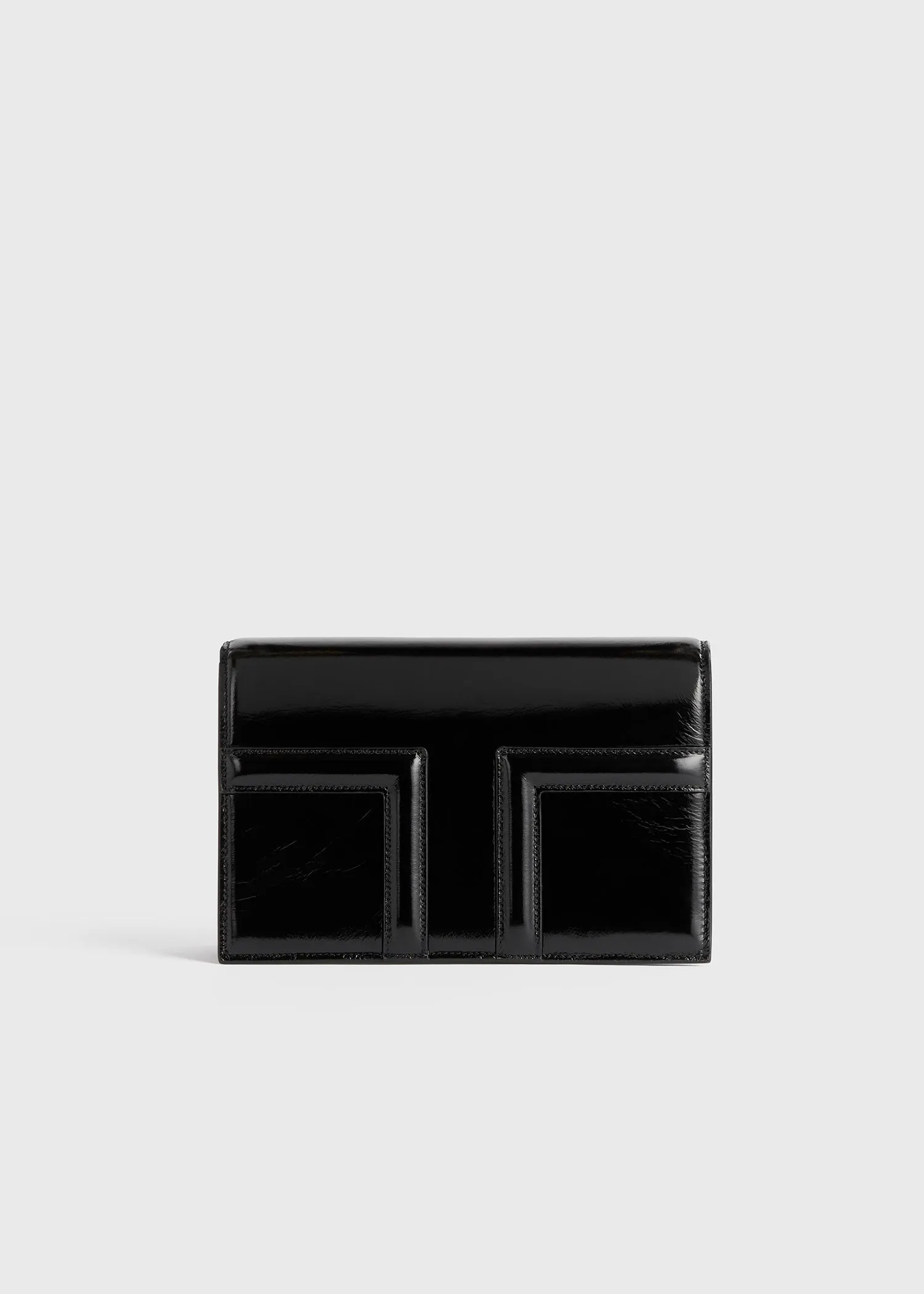 Mini T-Flap Naplack bag black