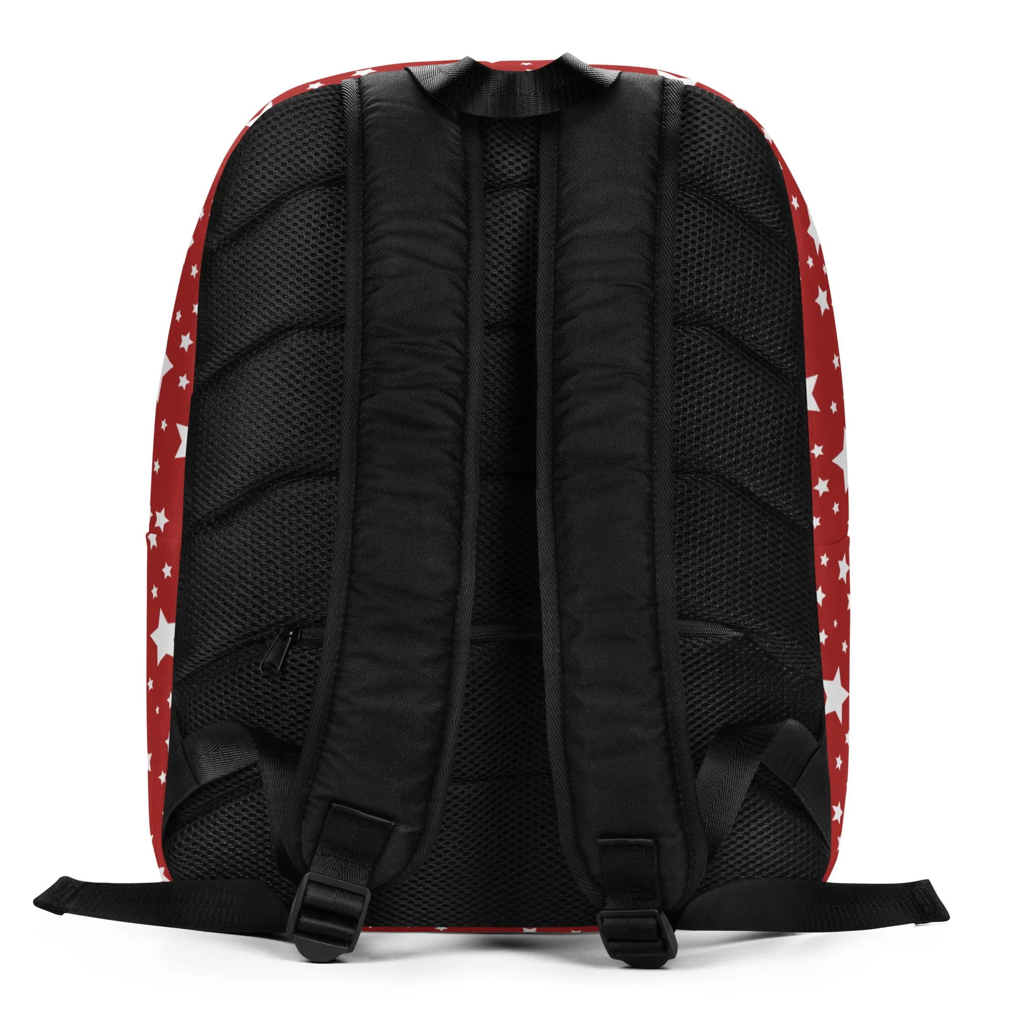 Minimalist Backpack Christmas Red Stars