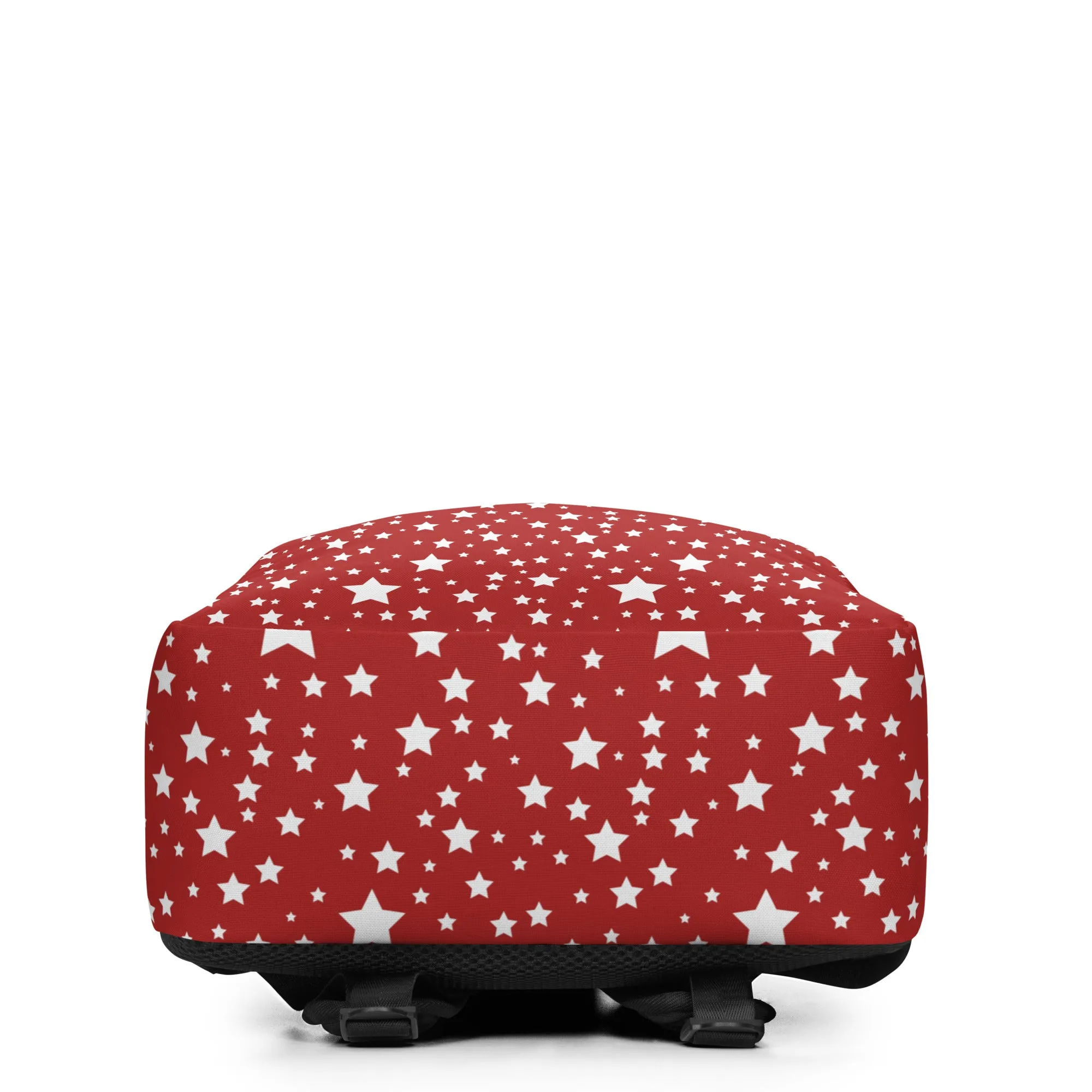 Minimalist Backpack Christmas Red Stars
