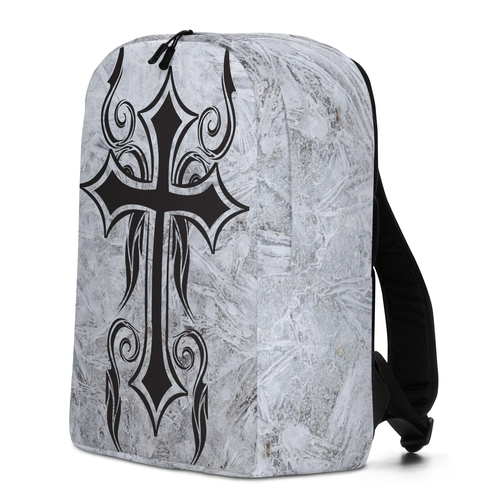 Minimalist Backpack Cross Crucifix Design