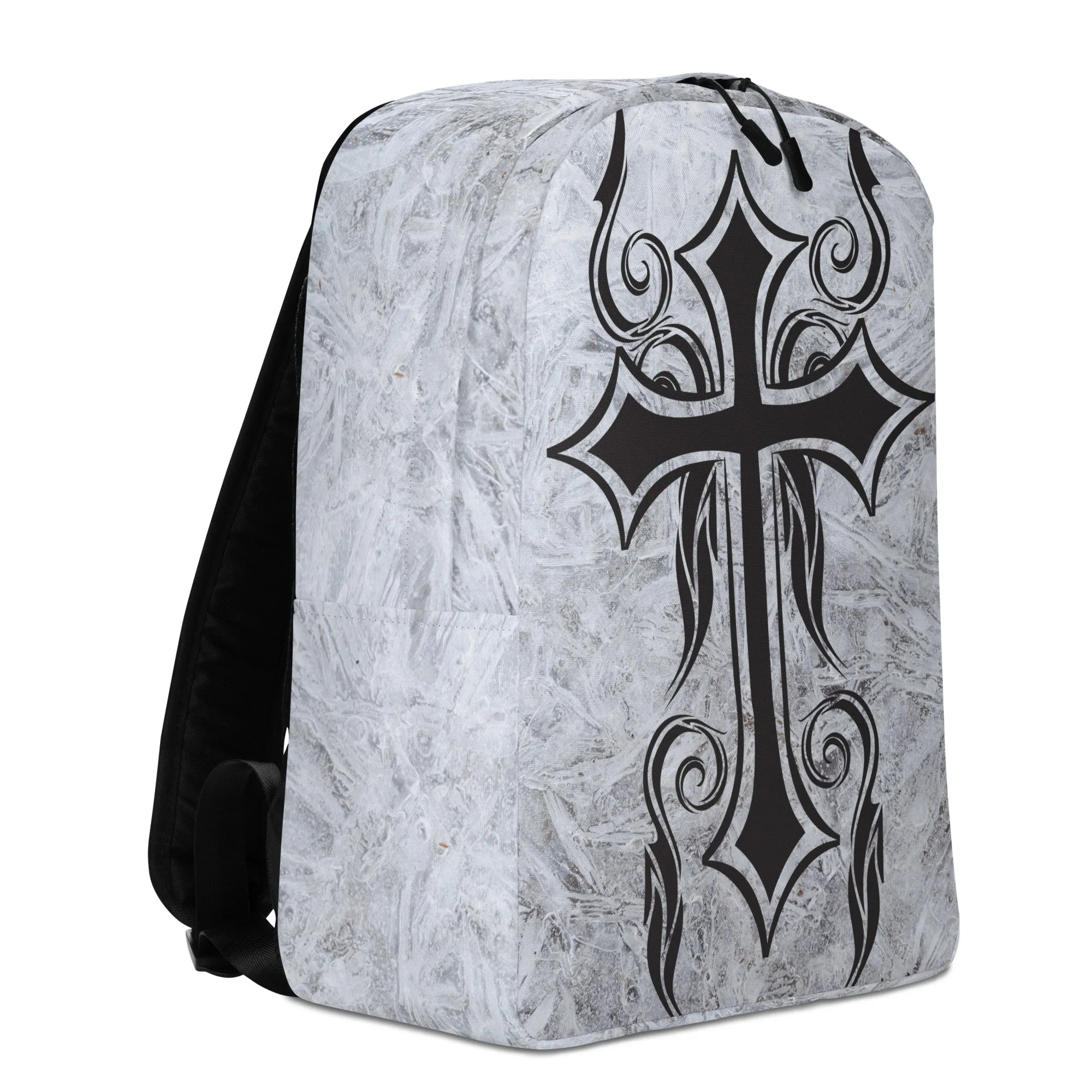 Minimalist Backpack Cross Crucifix Design