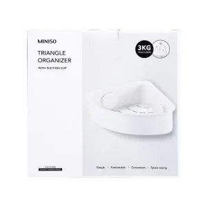 MINISO Simple Triangle Organizer with Suction Cup