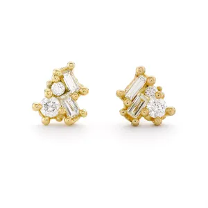 Mixed Diamond Luminous Cluster Studs