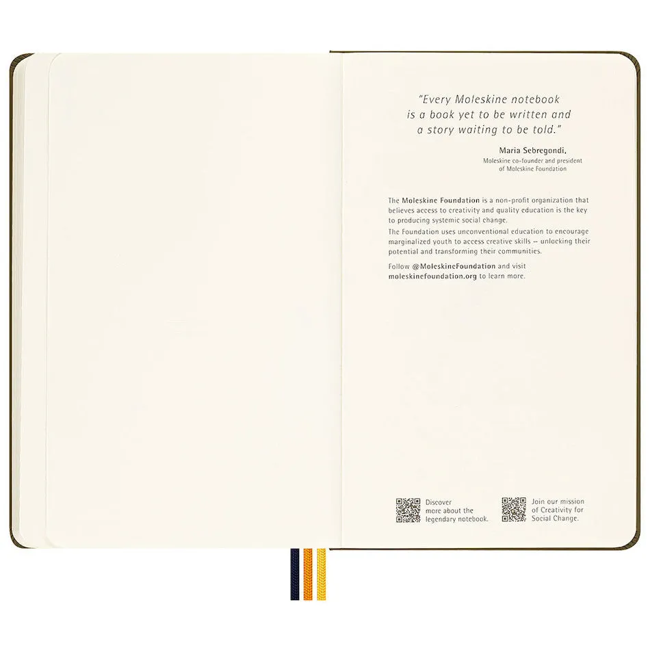 Moleskine K-Way Large Notebook Plain Green