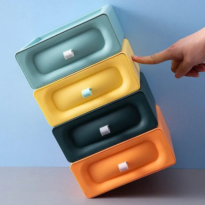 Multi-Layer Cosmetic Organizer Drawer Storage Box
