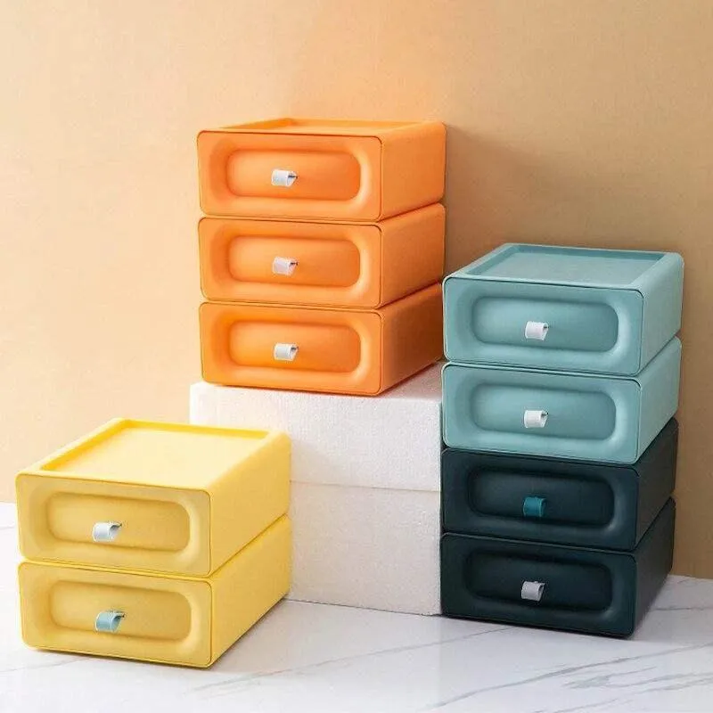 Multi-Layer Cosmetic Organizer Drawer Storage Box