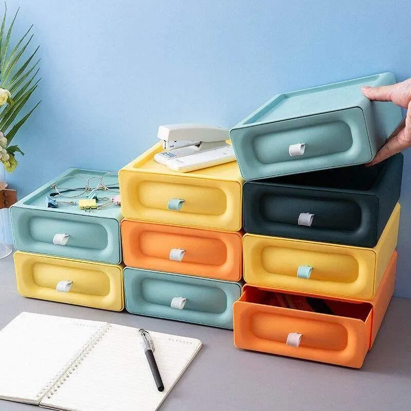 Multi-Layer Cosmetic Organizer Drawer Storage Box