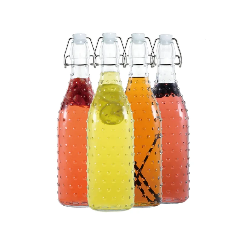 Multipurpose Glass Water Bottle With Airtight Stopper