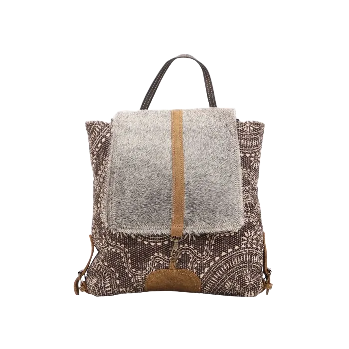 Myra Bag Ladies Stygian Brown Western Backpack S-1441