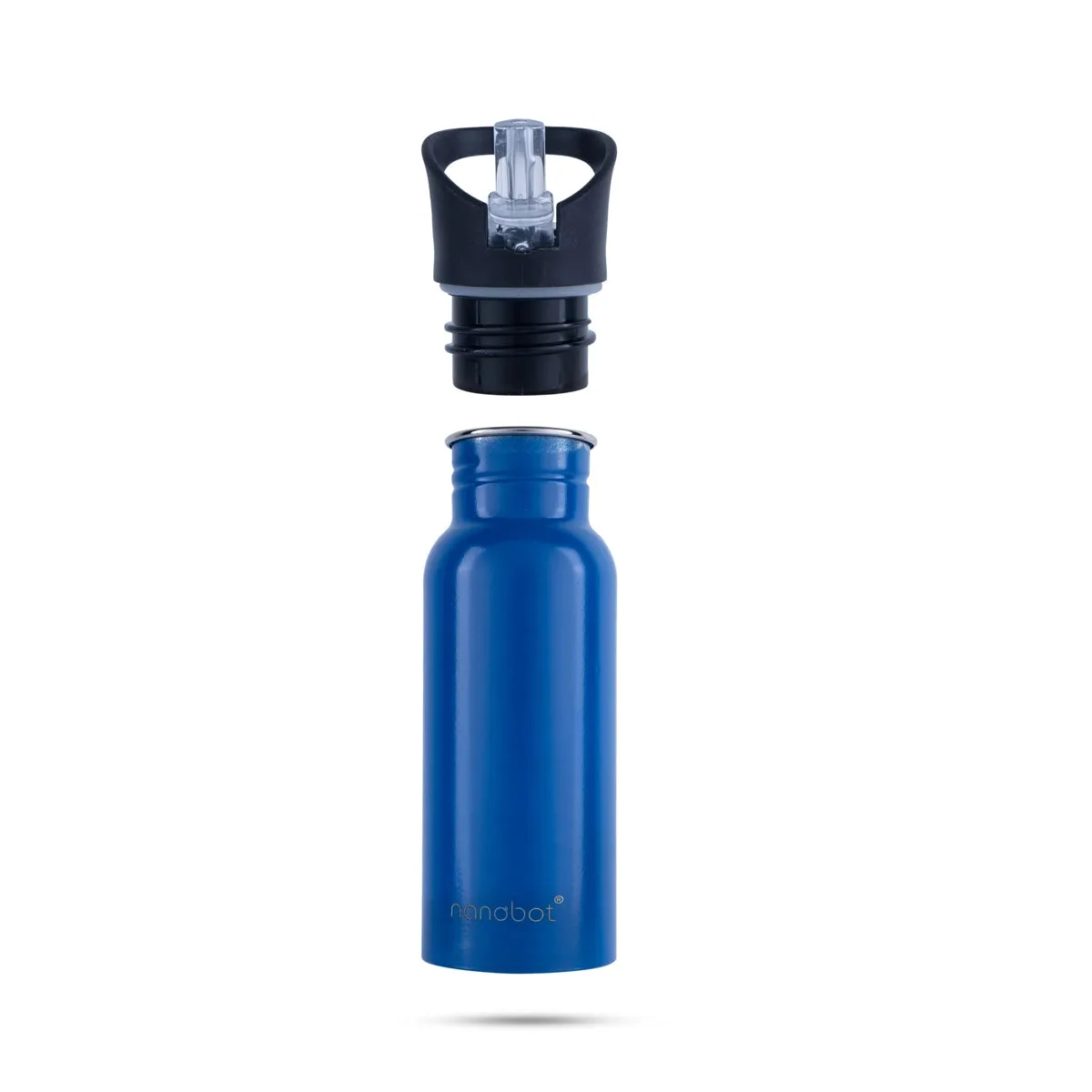 Nanobot Water Bottle - 400 ml | Sports Mini Water Bottle/ 9 x 2.5 Inches/ Water Container for Home