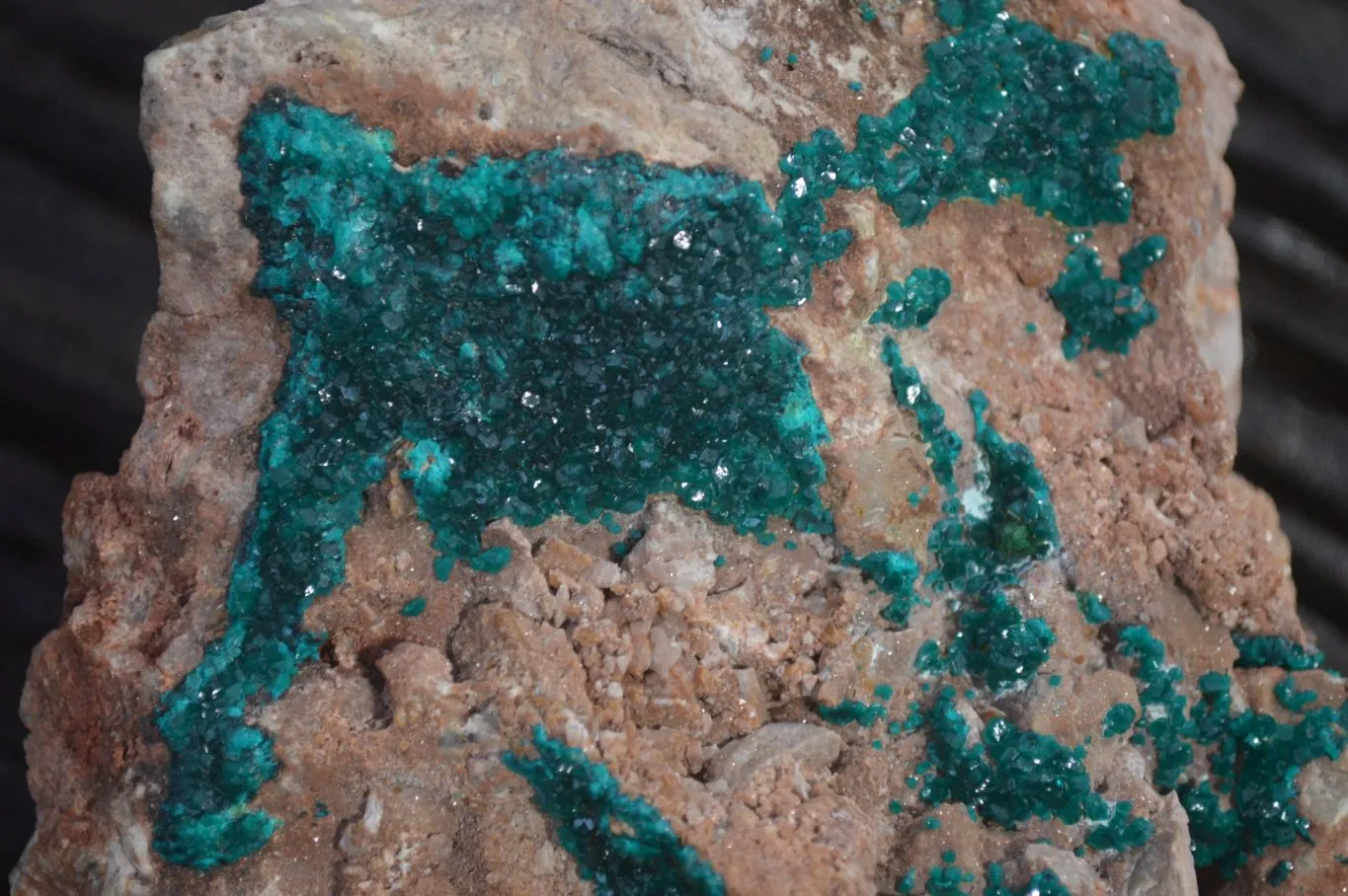 Natural Emerald Dioptase Dolomite Specimen  x 1 From Congo
