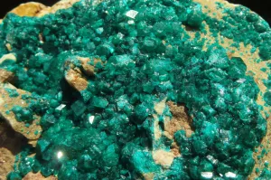 Natural Extra Large Emerald Dioptase Dolomite Specimen  x 1 From Congo