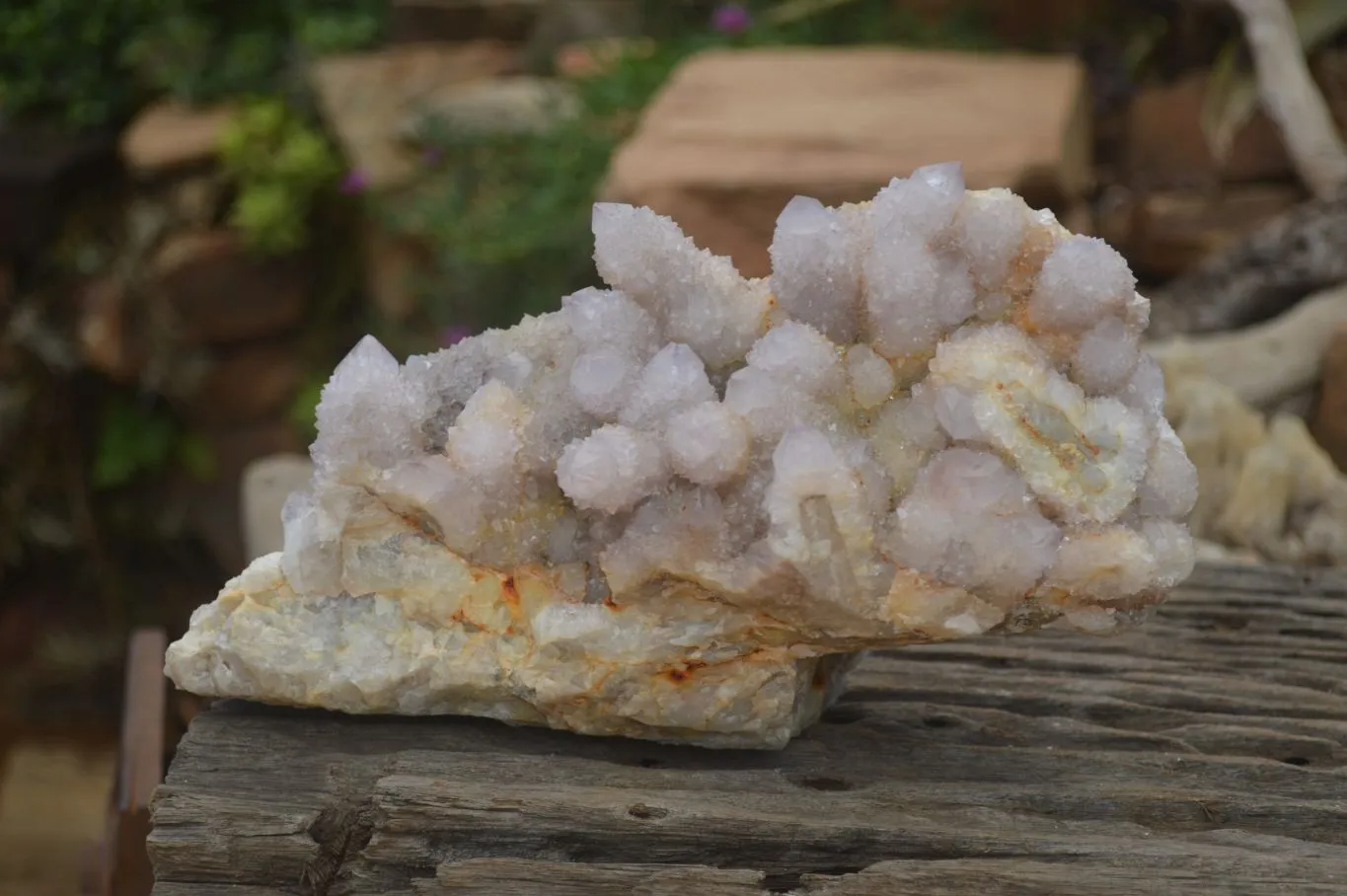 Natural Extra Large Spirit Quartz Crystal Cluster x 1 From Boekenhouthoek, South Africa