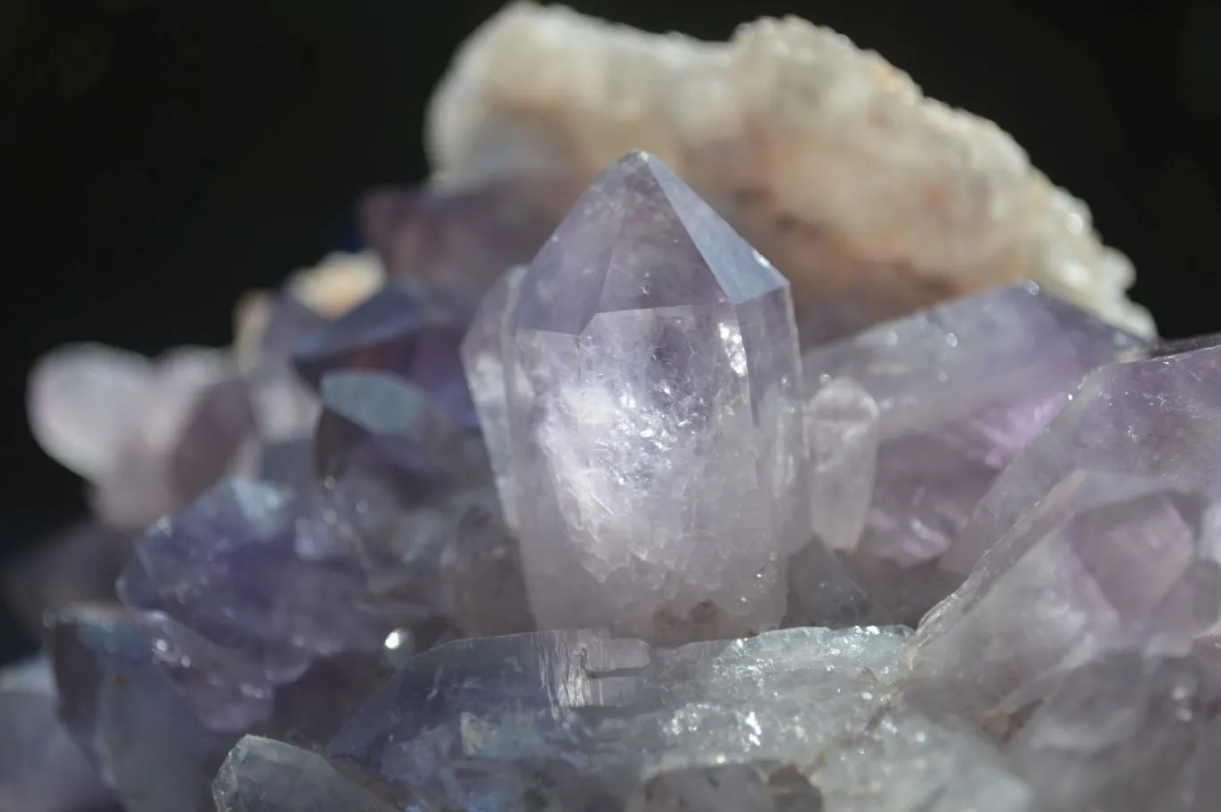 Natural Jacaranda Amethyst Cluster x 1 From Zambia