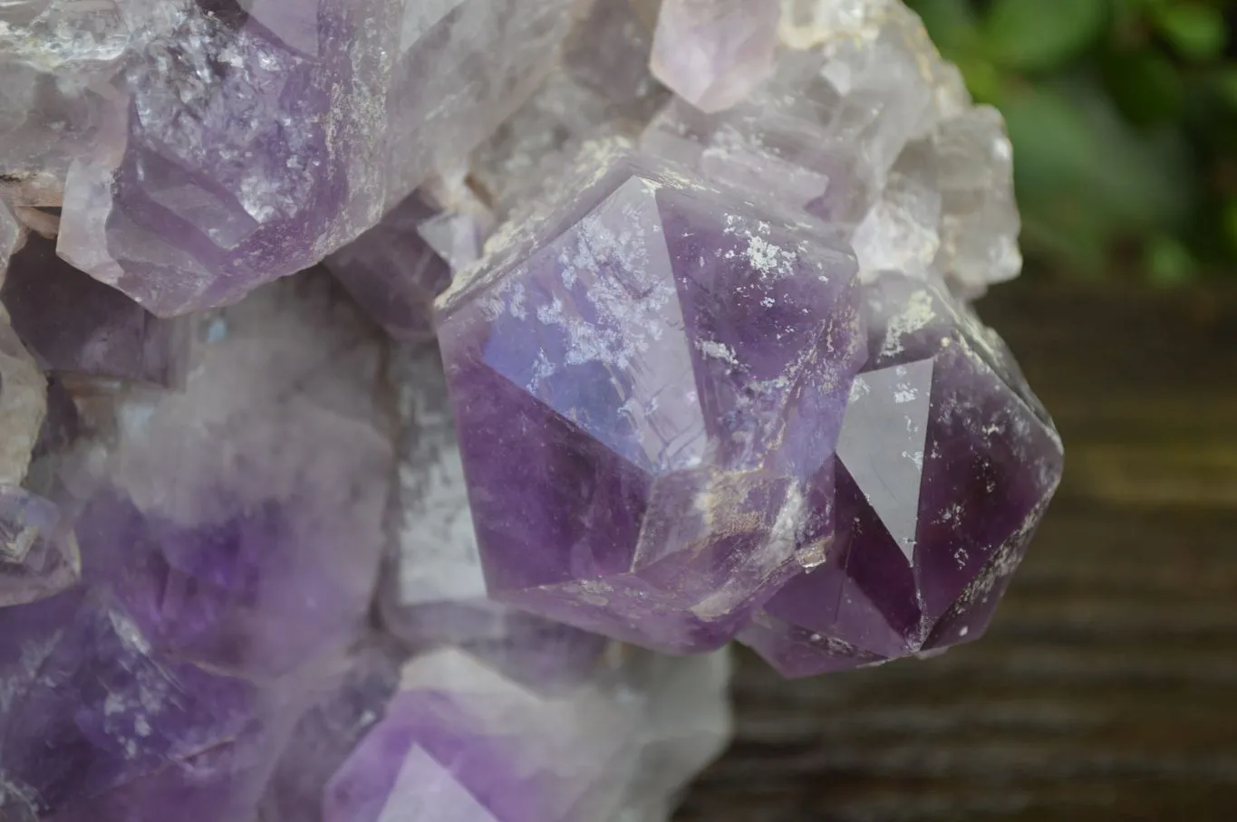 Natural Jacaranda Amethyst Quartz Cluster x 1 from Mumbwa, Zambia