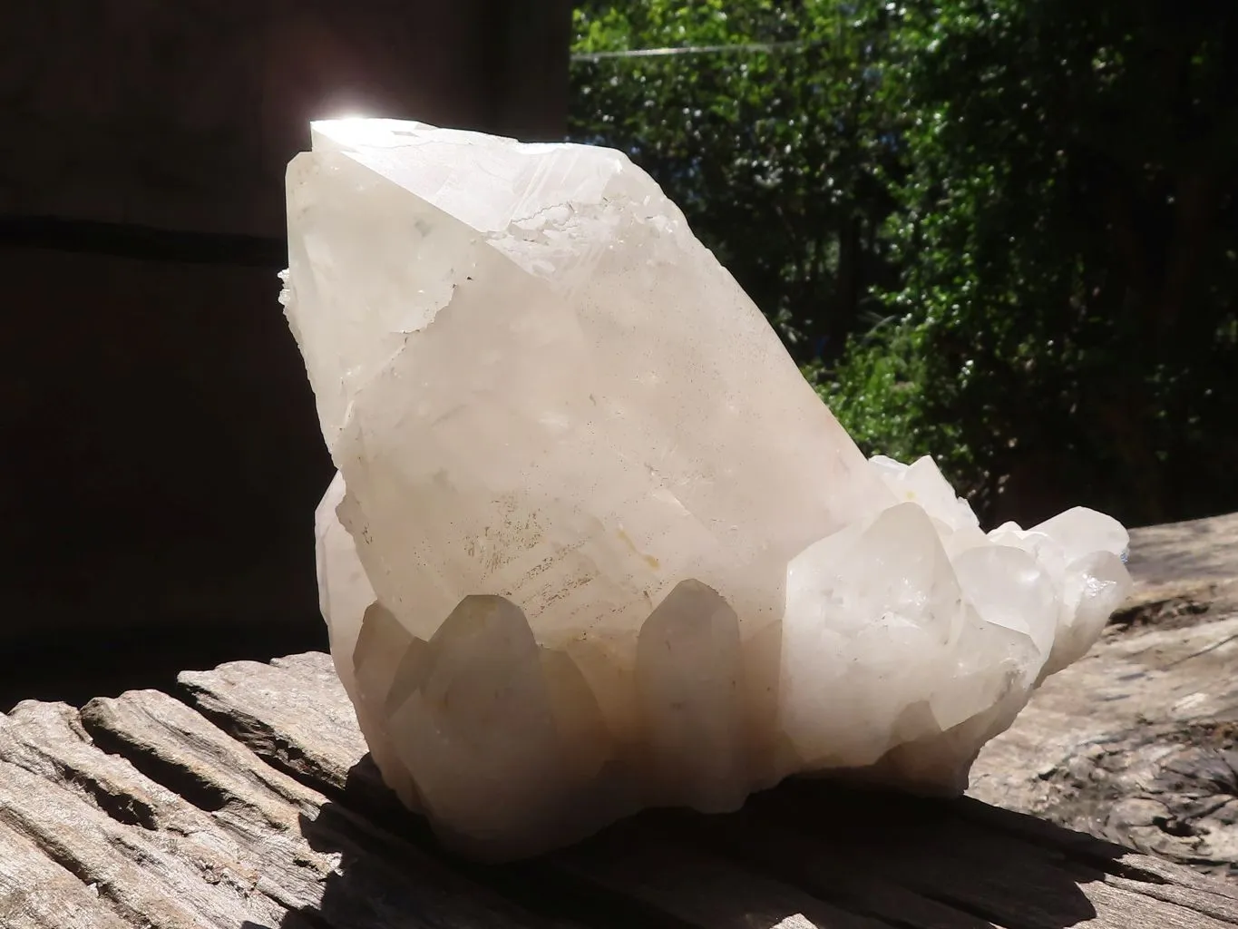 Natural Large Single Quartz Crystal Specimen  x 1 From Madagascar