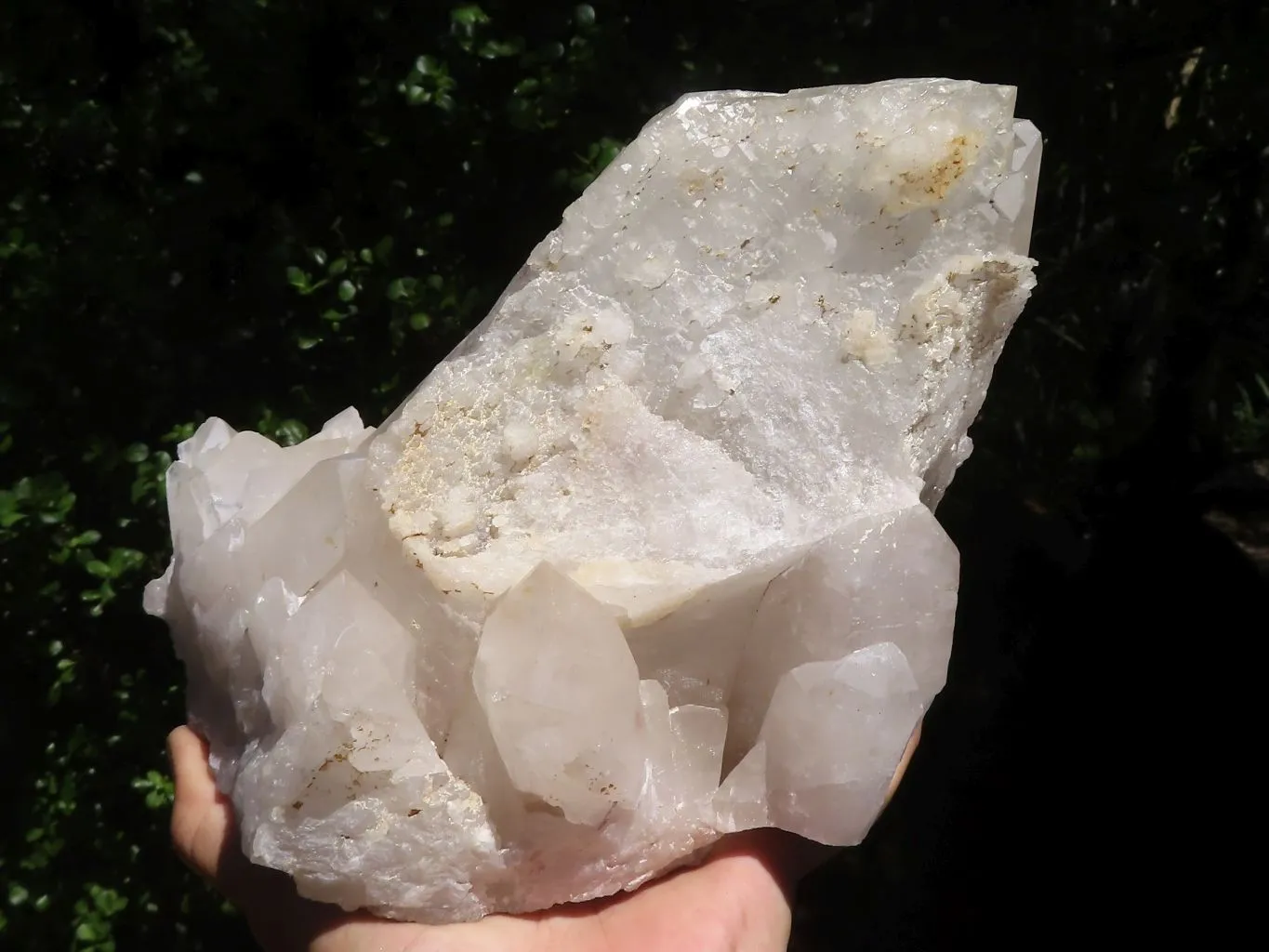Natural Large Single Quartz Crystal Specimen  x 1 From Madagascar
