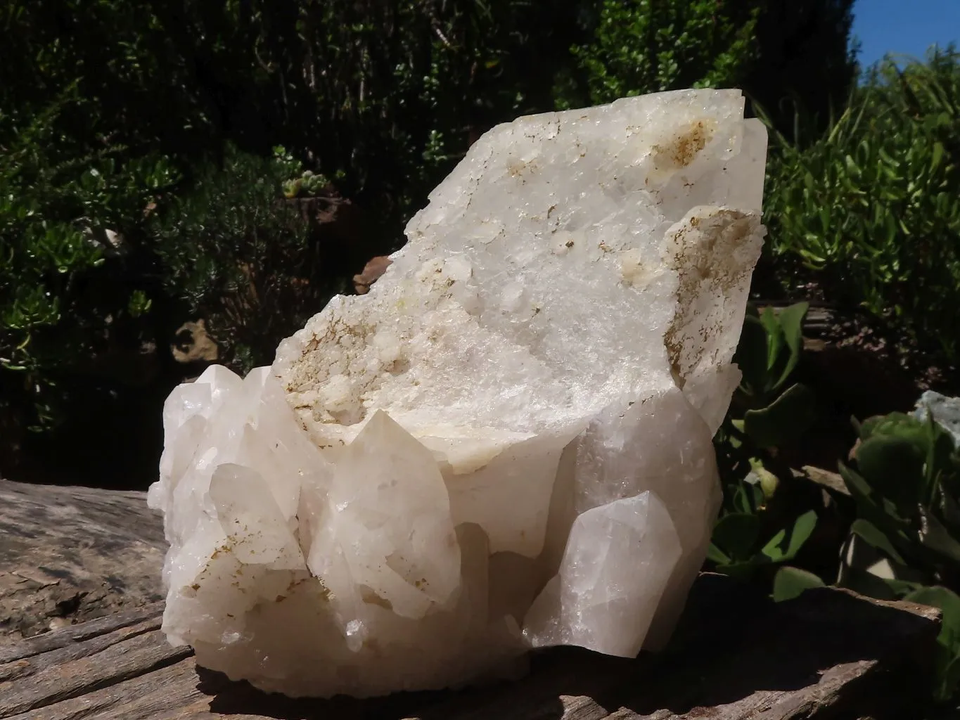 Natural Large Single Quartz Crystal Specimen  x 1 From Madagascar