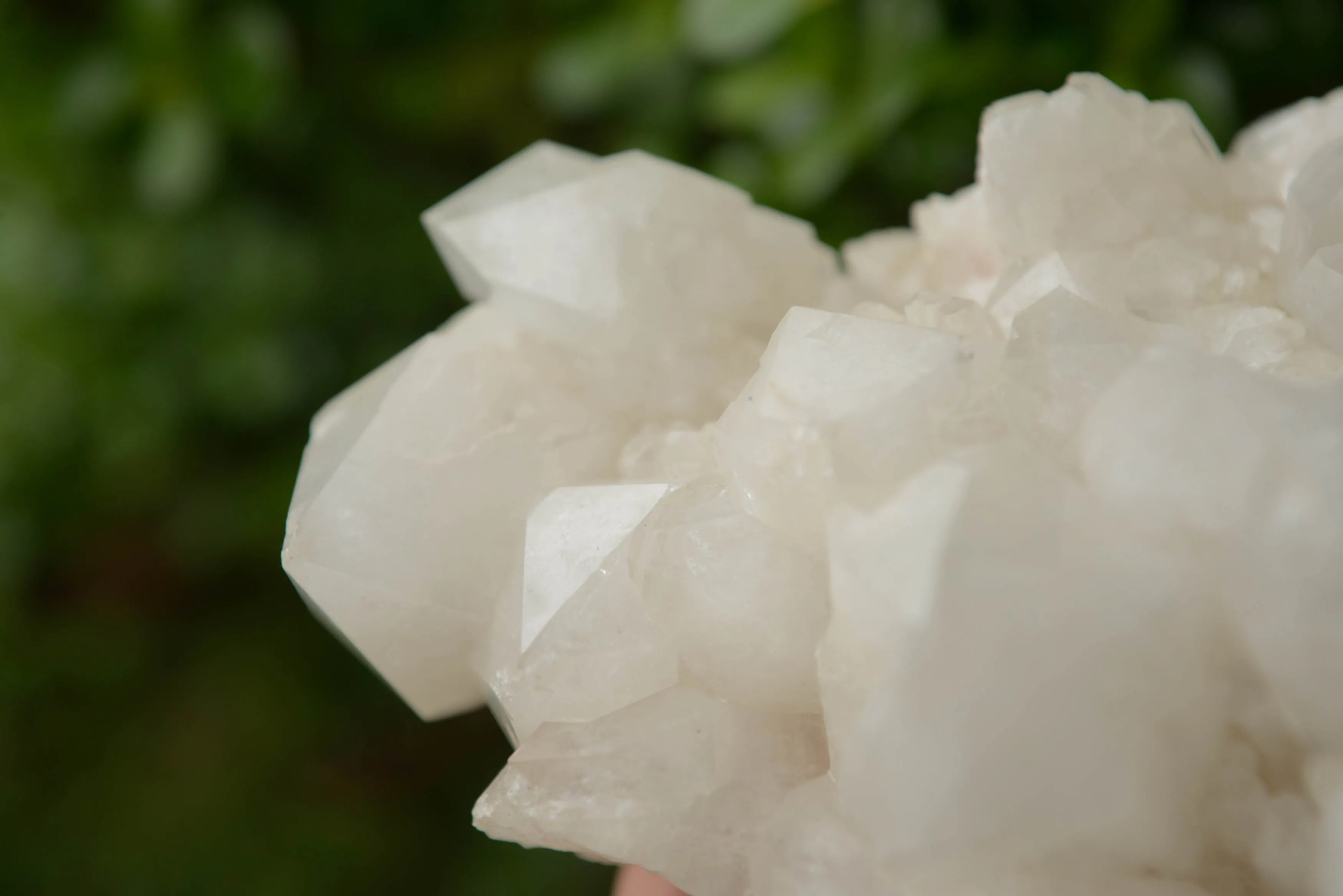 Natural Large White Pineapple Candle Quartz Cluster x 1 From Madagascar