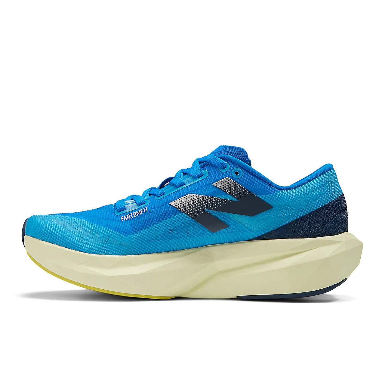 New Balance FuelCell Rebel v4 (Womens) - Spice Blue/Limelight/Blue Oasis