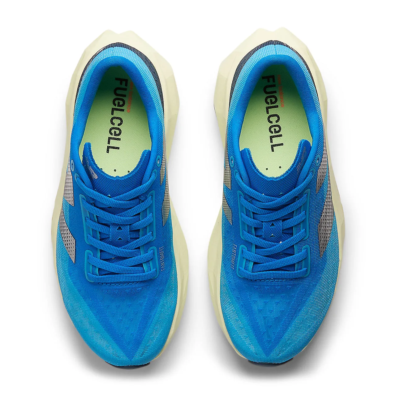 New Balance FuelCell Rebel v4 (Womens) - Spice Blue/Limelight/Blue Oasis