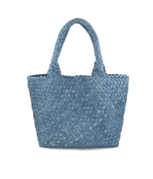 NEW!! Margo Woven Tote Bag in Denim