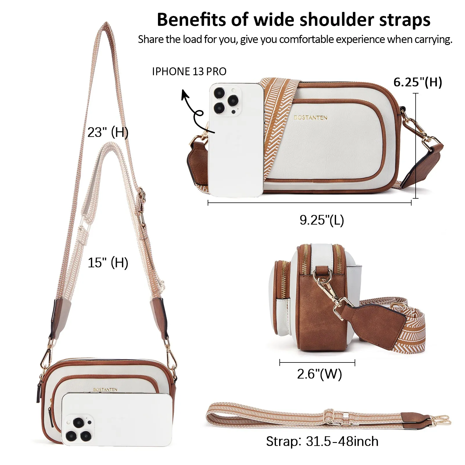 Nola Stay Hands-Free and Organized with a Small Crossbody Purse for Travel