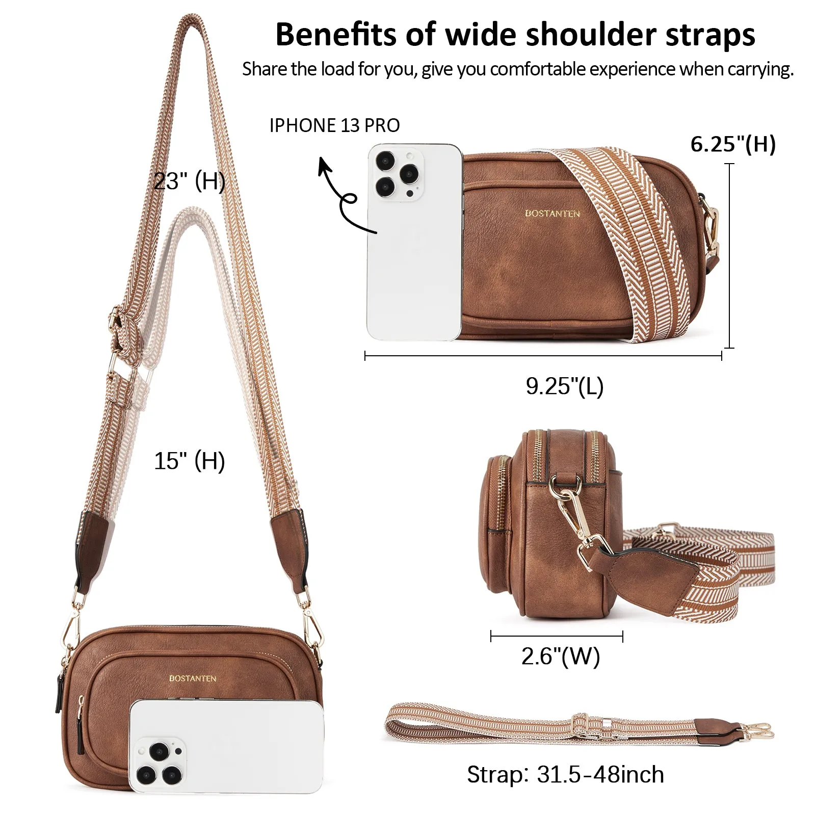 Nola Stay Hands-Free and Organized with a Small Crossbody Purse for Travel