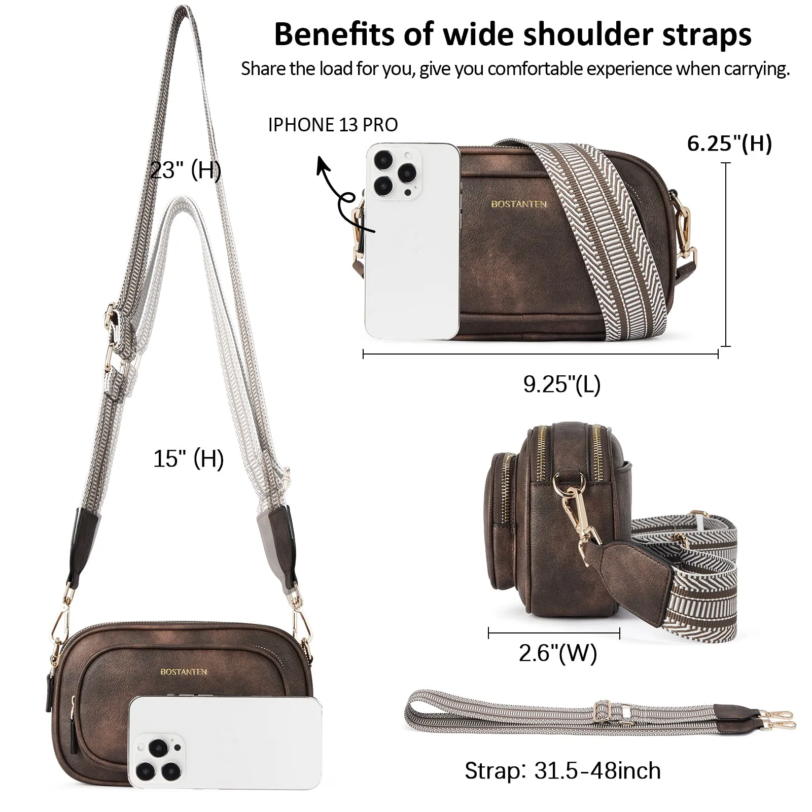 Nola Stay Hands-Free and Organized with a Small Crossbody Purse for Travel