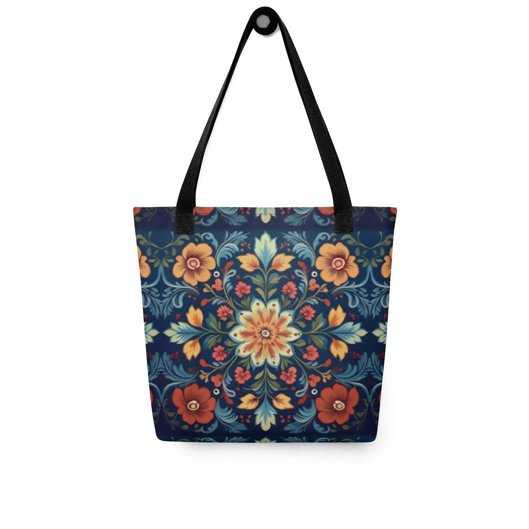 Norwegian Rosemaling Tote Bag