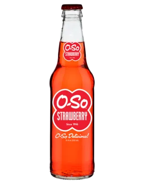 O-So Strawberry Soda 12oz