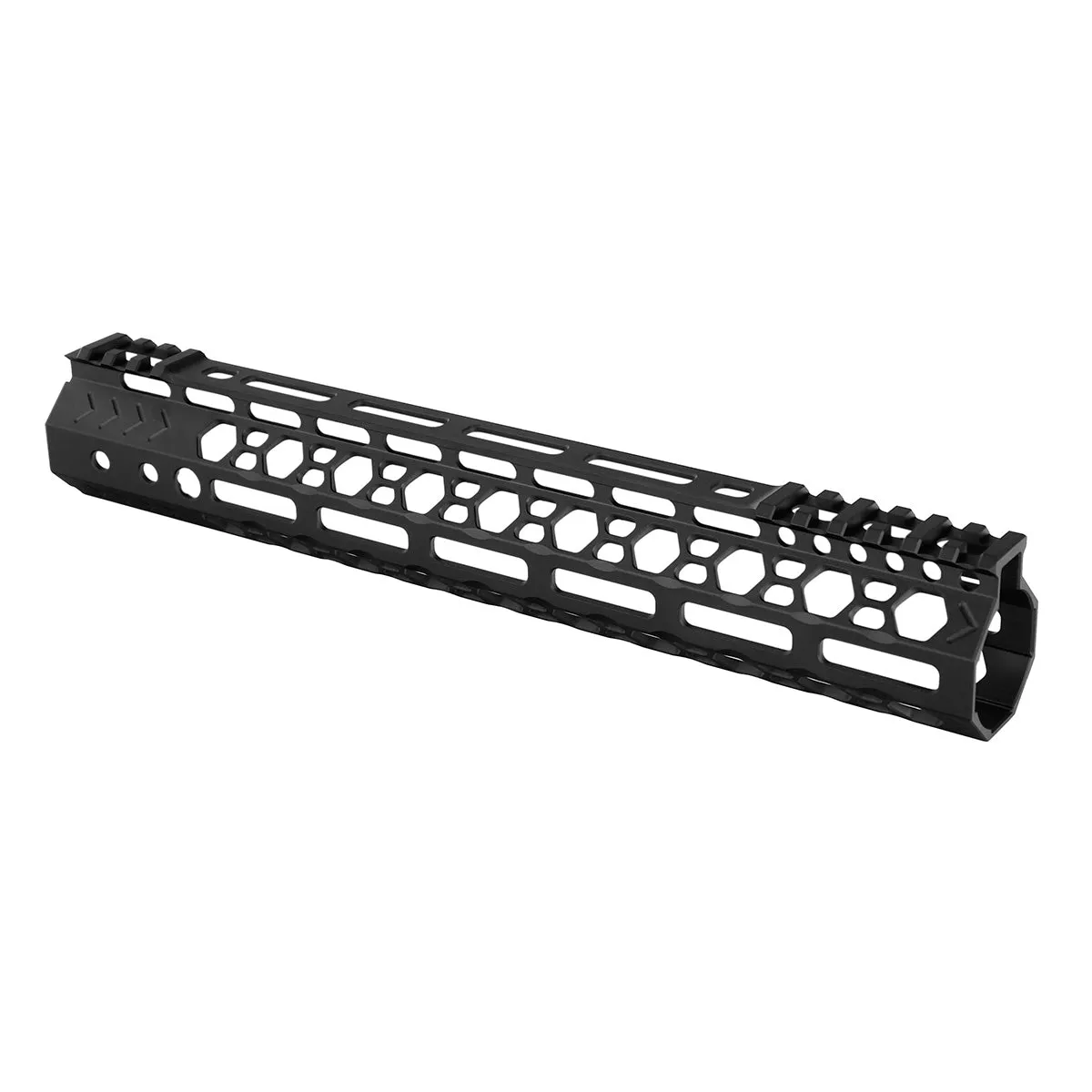ohhunt AR-15 12" Ultra Light Hex Free Float M-lok Handguard with Steel Barrel Nut