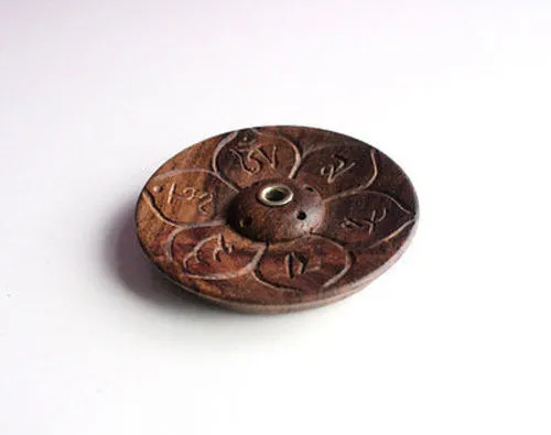 Om Mani Tibetan  Incense Burner