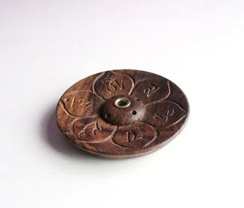 Om Mani Tibetan  Incense Burner