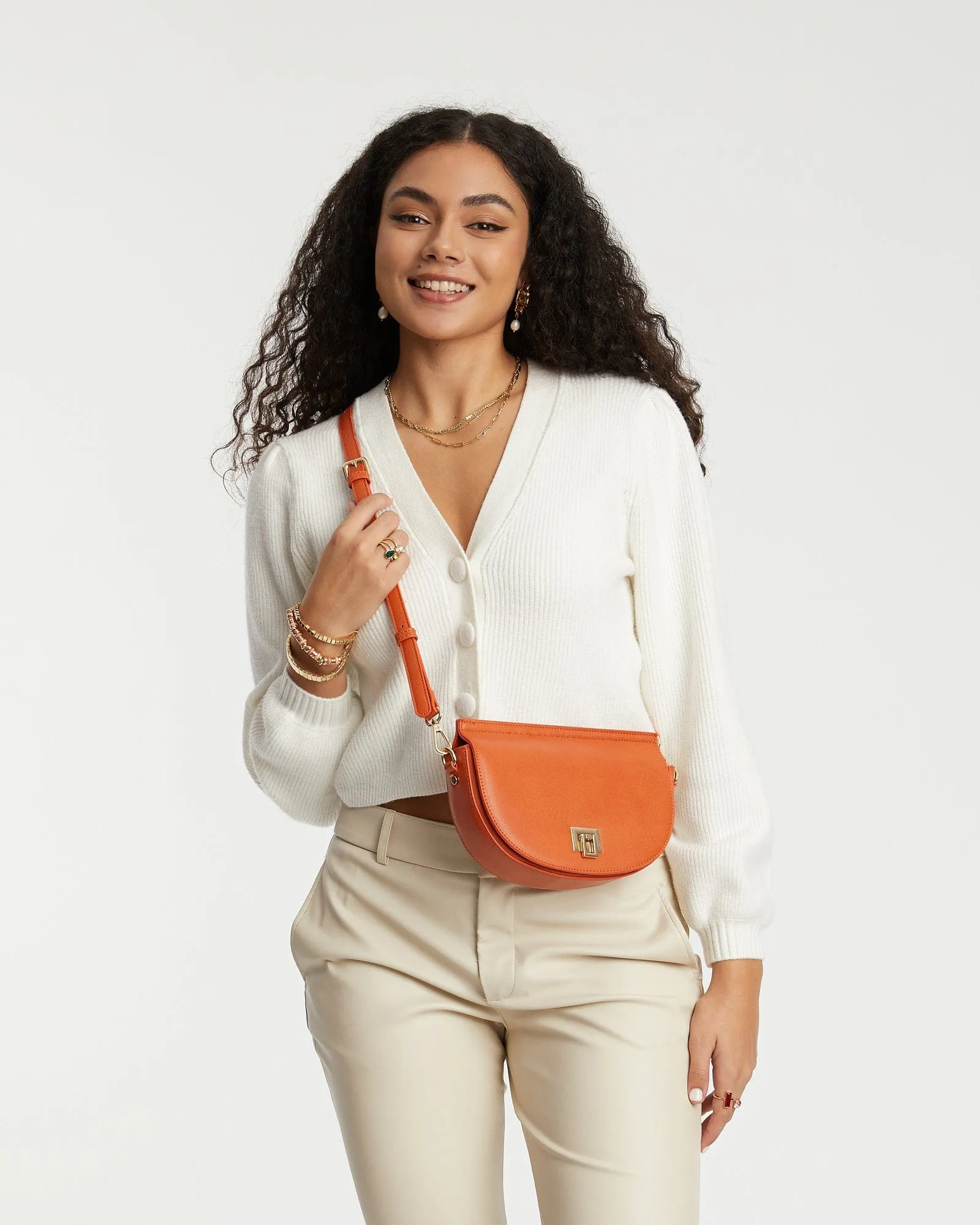 Orange Wynnie Saddle Bag