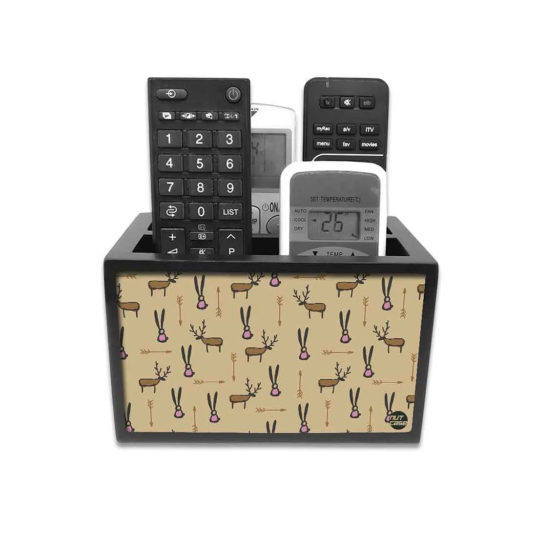 Organizer For TV AC Remotes - Rabbit & Moose