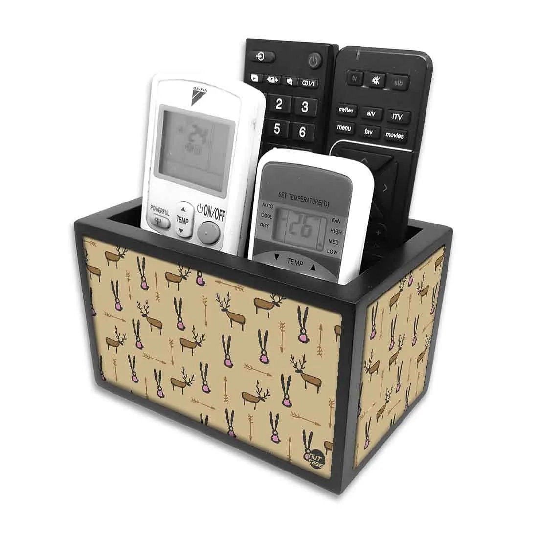 Organizer For TV AC Remotes - Rabbit & Moose