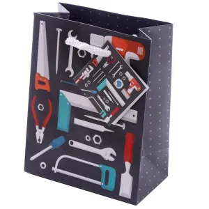 Pack of 6 - Tools Party Gift Bags 14 x 6 x 11cm (Pk6)